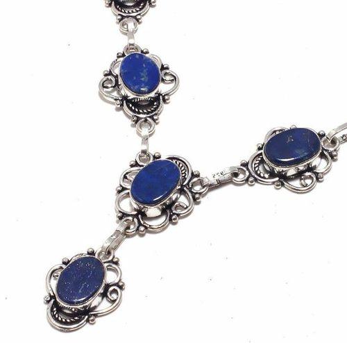 Lpc 373b collier sautoir parure 30gr lapis lazuli ethnique afghan argent achat vente