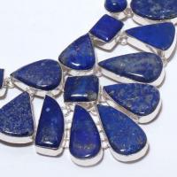 Lpc 375c collier sautoir parure 136gr lapis lazuli ethnique afghan argent achat vente