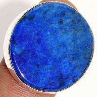 Lpc 386c bague chevaliere t57 11gr lapis lazuli 25x25mm tibet afghan bijou argent 925 achat vente