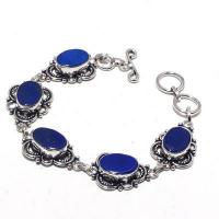 Lpc 396a bracelet 32gr lapis lazuli 15x10mm bijoux ethniques argent achat vente