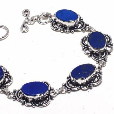 Lpc 396b bracelet 32gr lapis lazuli 15x10mm bijoux ethniques argent achat vente