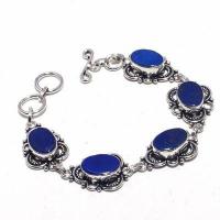 Lpc 396d bracelet 32gr lapis lazuli 15x10mm bijoux ethniques argent achat vente