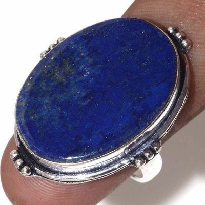 Lpc 400c bague chevaliere t61 10gr lapis lazuli 18x24mm bijoux ethniques argent achat vente