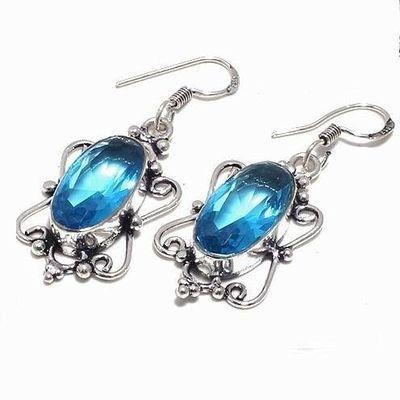 Lpc 401c collier boucles oreilles 45gr lapis lazuli 24x35mm bijoux ethniques argent achat vente
