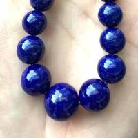 Lpc 434b collier parure sautoir pendant 16gr lapis lazuli 8 14mm bijoux ethnique achat vente