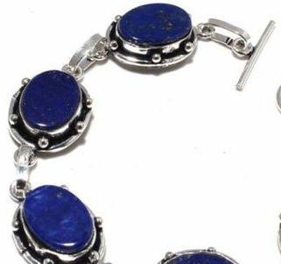 Lpc 435c bracelet 19gr lapis lazuli 15x10mm bijoux ethniques argent achat vente