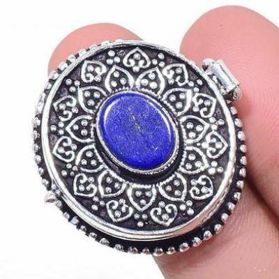 Lpc 443a bague chevaliere poison 14gr t57 lapis lazuli bijoux ethniques argent achat vente
