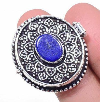Lpc 443c bague chevaliere poison 14gr t57 lapis lazuli bijoux ethniques argent achat vente