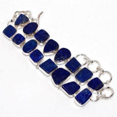 Lpc 463d bracelet 38gr lapis lazuli 15x10mm bijoux ethniques argent achat vente