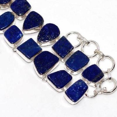 Lpc 463d bracelet 38gr lapis lazuli 15x10mm bijoux ethniques argent achat vente