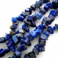 Lpc 470b collier 100gr 90cm lapis lazuli nuggets 10x5mm bijoux ethniques