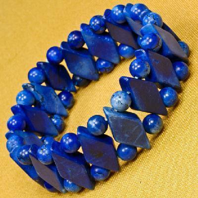 Lpc 480a bracelet egyptien lapis lazuli 28gr