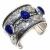 Lpc 481a bracelet torque 60gr lapis lazuli 15x20mm bijoux ethniques argent achat vente 2