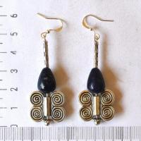 Lpc 496 boucles oreilles egyptienne orientales lapis lazuli 60mm 11gr argent925 3 