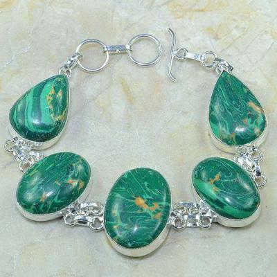 Mal 005a bracelet malachite achat vente bijoux argent 925