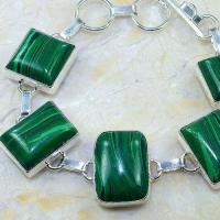 Mal 009b bracelet malachite achat vente bijoux argent 925