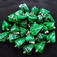 Mal 00fa pendule malachite 25x14mm radiesthesie divination voyance lithotherapie reiki achat vente