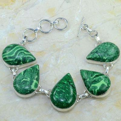 Mal 011a bracelet malachite achat vente bijoux argent 925