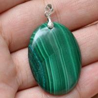 Mal 017b pendentif pendant malachite achat vente bijou argent 925