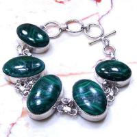 Mal 028d bracelet malachite