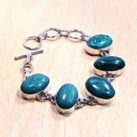 Mal 038a bracelet malachite achat vente bijou ethnique argent 925