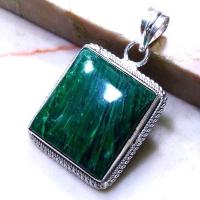 Mal 049c pendentif pendant malachite achat vente bijou argent 925