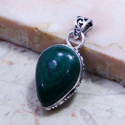 Mal 051c pendentif pendant malachite achat vente bijou argent 925