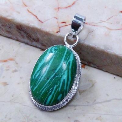 Mal 052a pendentif pendant malachite achat vente bijou argent 925