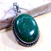 Mal 057a pendentif pendant malachite achat vente bijou argent 925