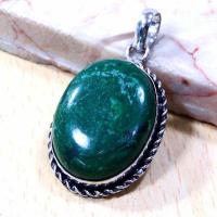 Mal 057b pendentif pendant malachite achat vente bijou argent 925