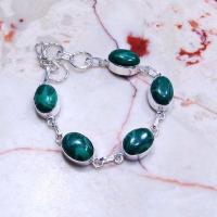 Mal 060a bracelet medieval antique malachite achat vente bijou ethnique argent 926