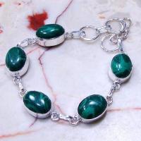 Mal 060b bracelet medieval antique malachite achat vente bijou ethnique argent 926