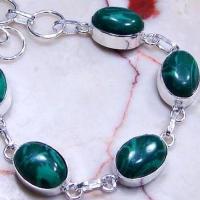 Mal 060c bracelet medieval antique malachite achat vente bijou ethnique argent 926