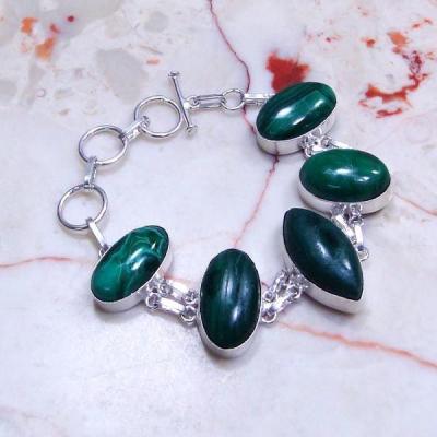 Mal 063b bracelet malachite medieval achat vente bijou ethnique argent 925