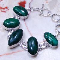 Mal 063b bracelet malachite medieval achat vente bijou ethnique argent 925