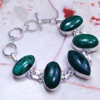 Mal 063c bracelet malachite medieval achat vente bijou ethnique argent 925