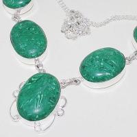 Mal 073b collier parure sautoir malachite achat vente bijou argent 925