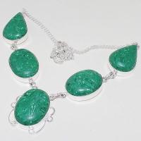 Mal 073d collier parure sautoir malachite achat vente bijou argent 925