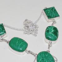 Mal 074c collier parure sautoir malachite achat vente bijou argent 925