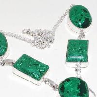 Mal 077c collier parure sautoir malachite achat vente bijou argent 925