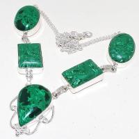 Mal 077d collier parure sautoir malachite achat vente bijou argent 925