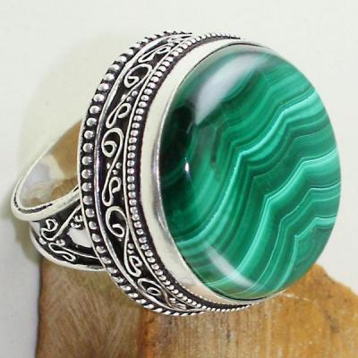 Mal 081a bague chevaliere t59 25mm malachite achat vente bijou argent 925