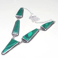 Mal 092d collier parure sautoir malachite achat vente bijou argent 925