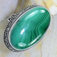 Mal 104c bague t60 20x35mm malachite achat vente bijou argent 925