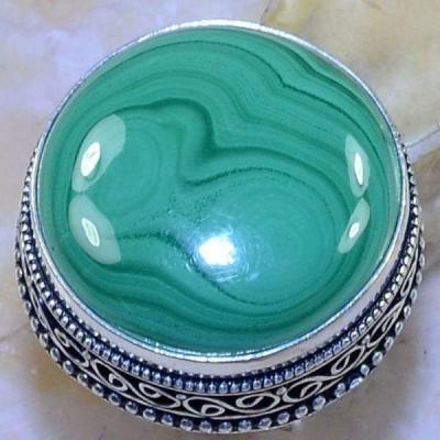 Mal 105a bague t58 24mm malachite achat vente bijou argent 925