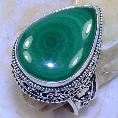 Mal 108a bague t59 18x25mm malachite achat vente bijou argent 925