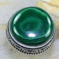 Mal 110a bague t60 24mm malachite achat vente bijou argent 925