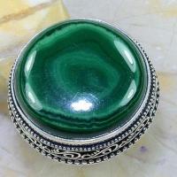 Mal 110b bague t60 24mm malachite achat vente bijou argent 925