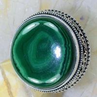 Mal 110c bague t60 24mm malachite achat vente bijou argent 925