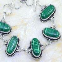 Mal 111b bracelet 10x20mm malachite achat vente bijou argent 925